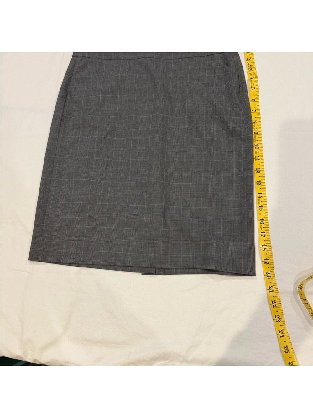 Theory Grey Pencil Skirt Womens Size 0 Tailored Career Office - Picture 3 of 6